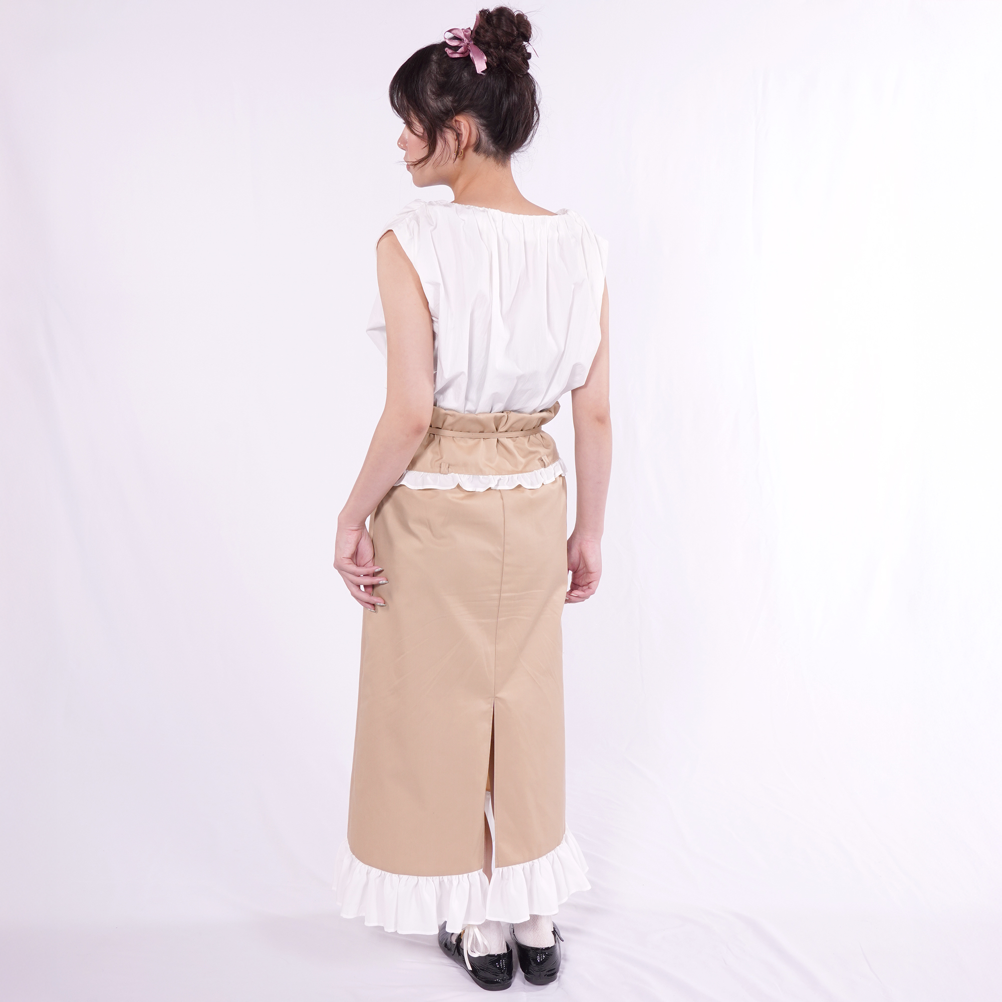 2wayフリルキャミワンピース