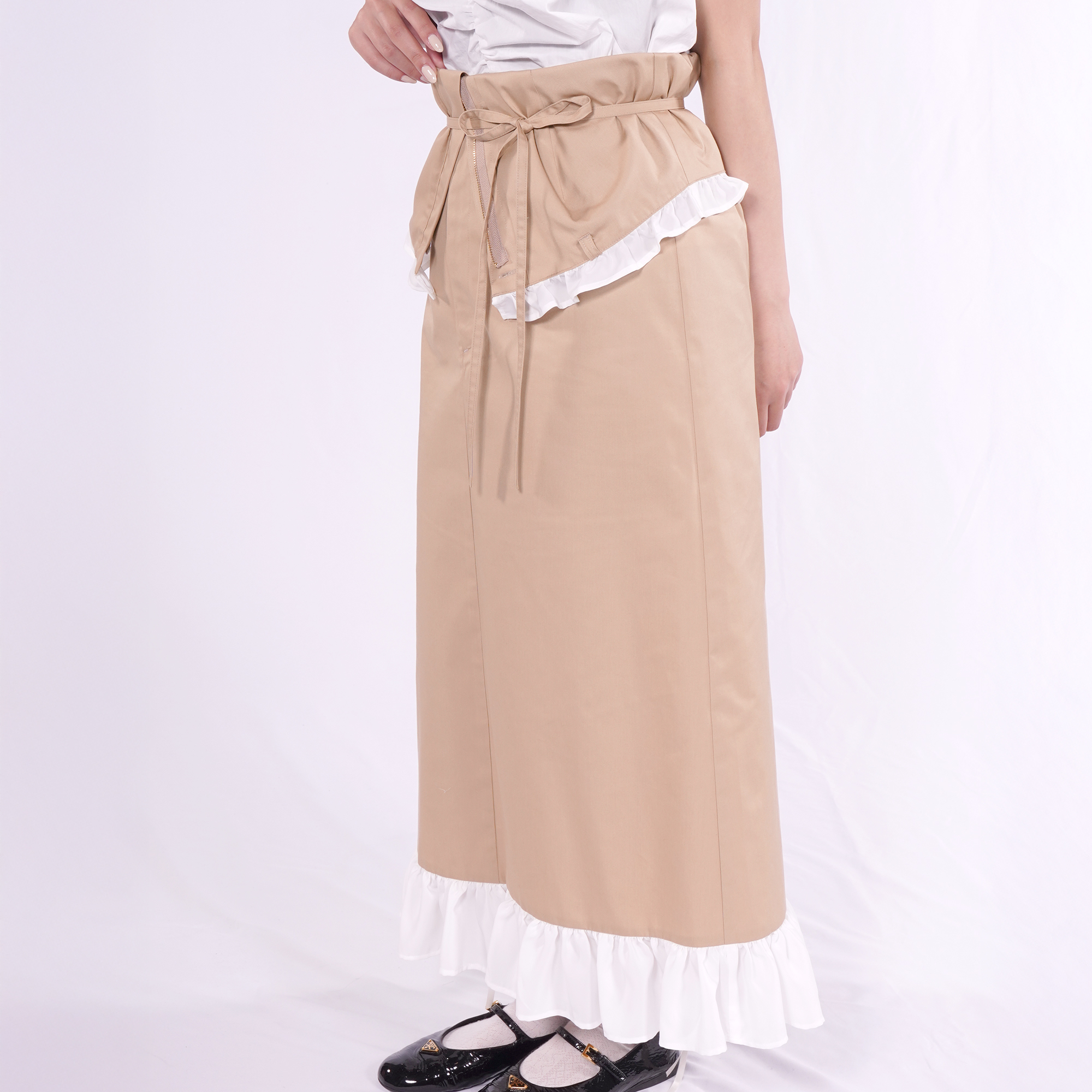 2wayフリルキャミワンピース