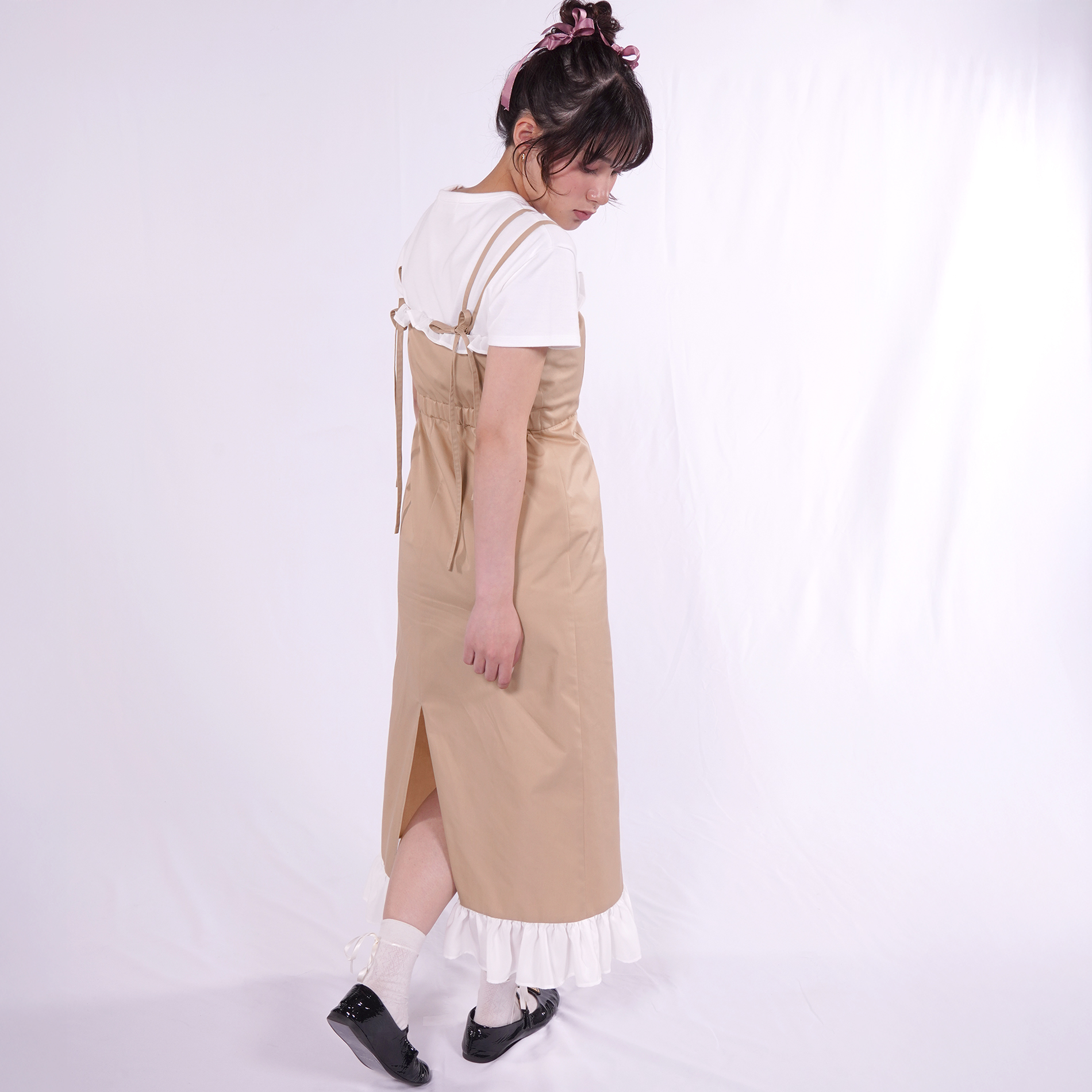 2wayフリルキャミワンピース